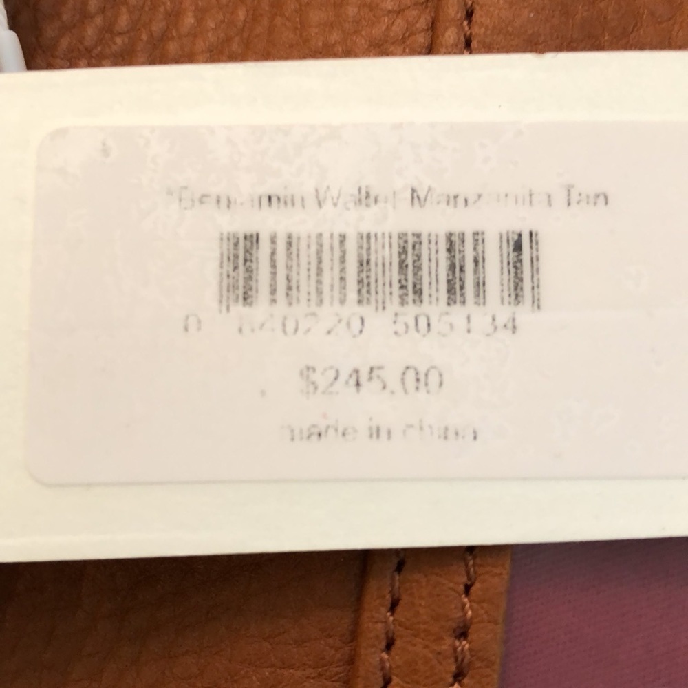HAMMITT BENJAMIN WALLET in Manzanita** Tan NWT - Picture 5 of 5